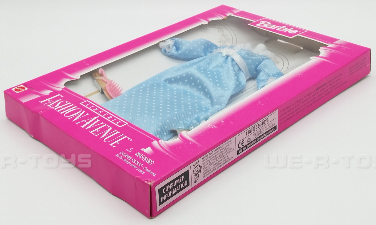 Barbie Fashion Avenue Lingerie #14292 Blue Polka-Dot