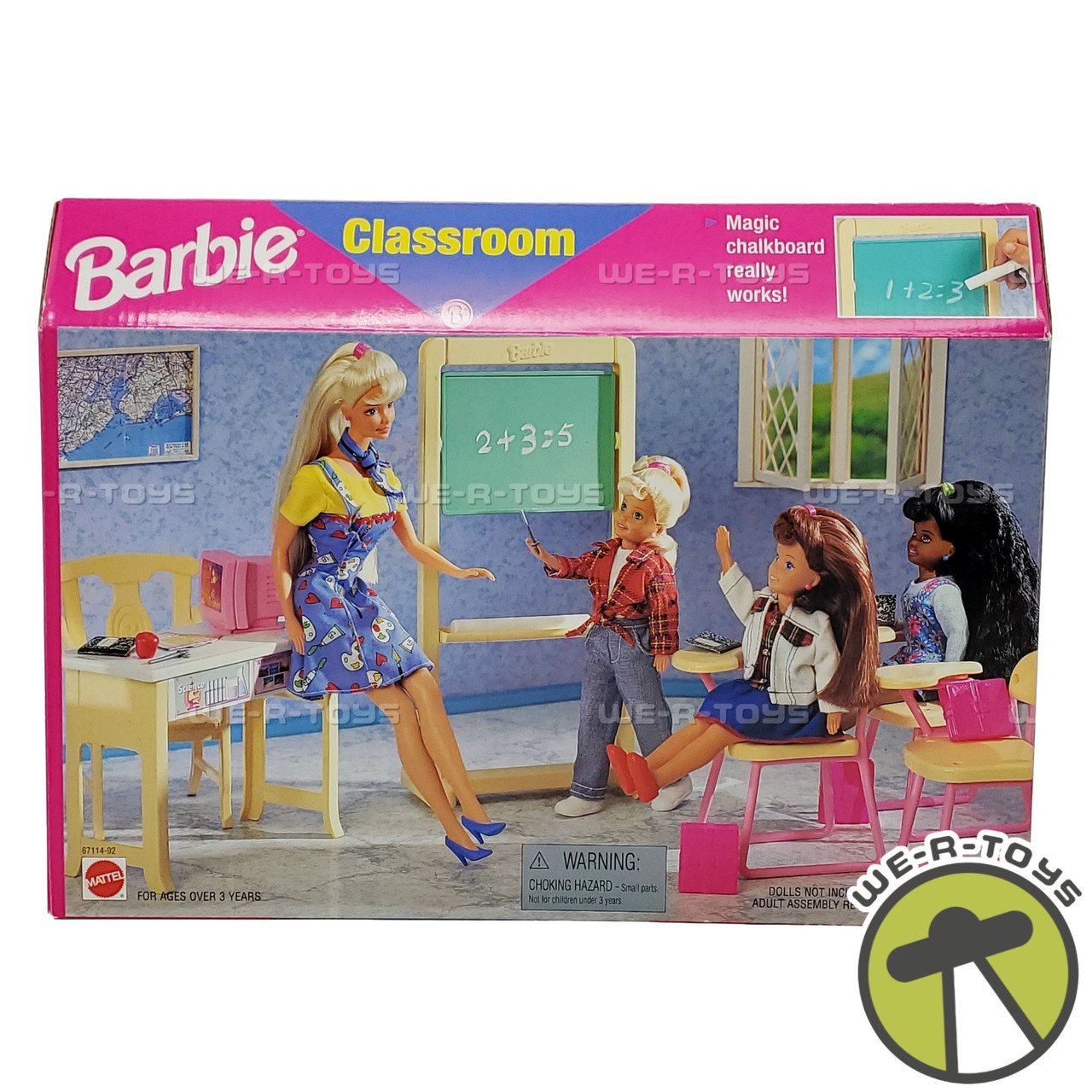 Barbie Classroom Playset School-Time Fun 1996 Mattel #67114-91 NEW