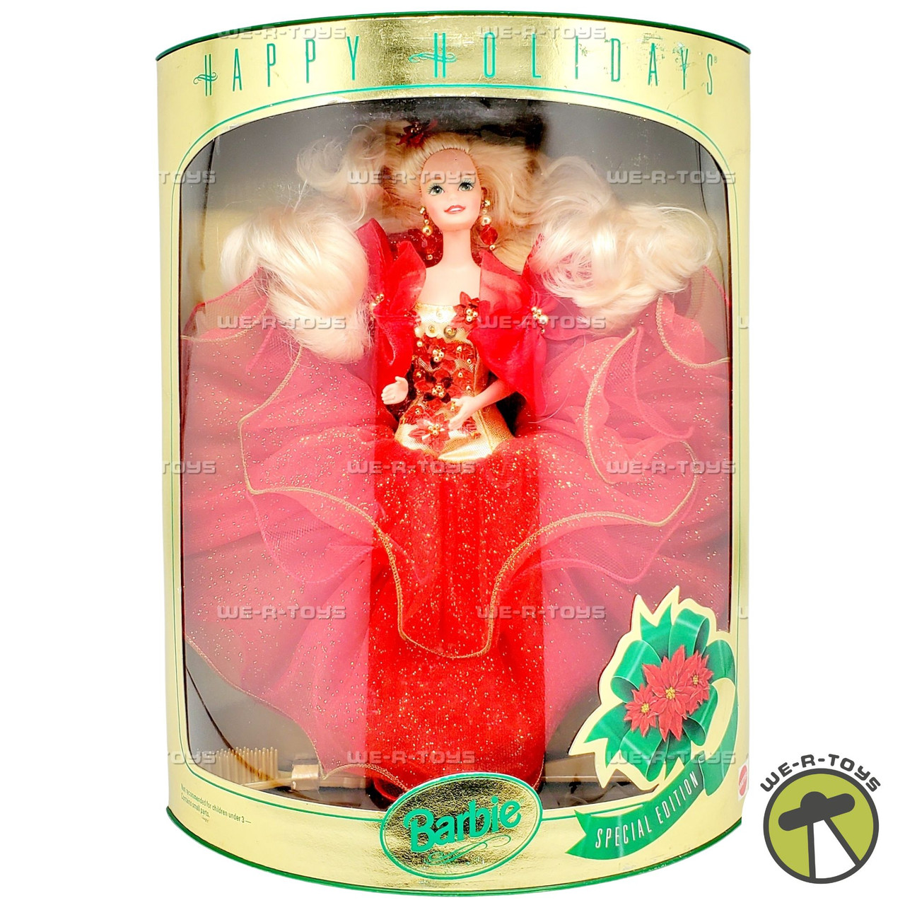 MATTEL HAPPY HOLIDAYS 1993 Barbie(バービー) ドール 人形 フィギュア BARBIE DOLL Special Edition HAPPY HOLIDAYS 1993 Christmas MATTEL Red Dress  NEW | eBay