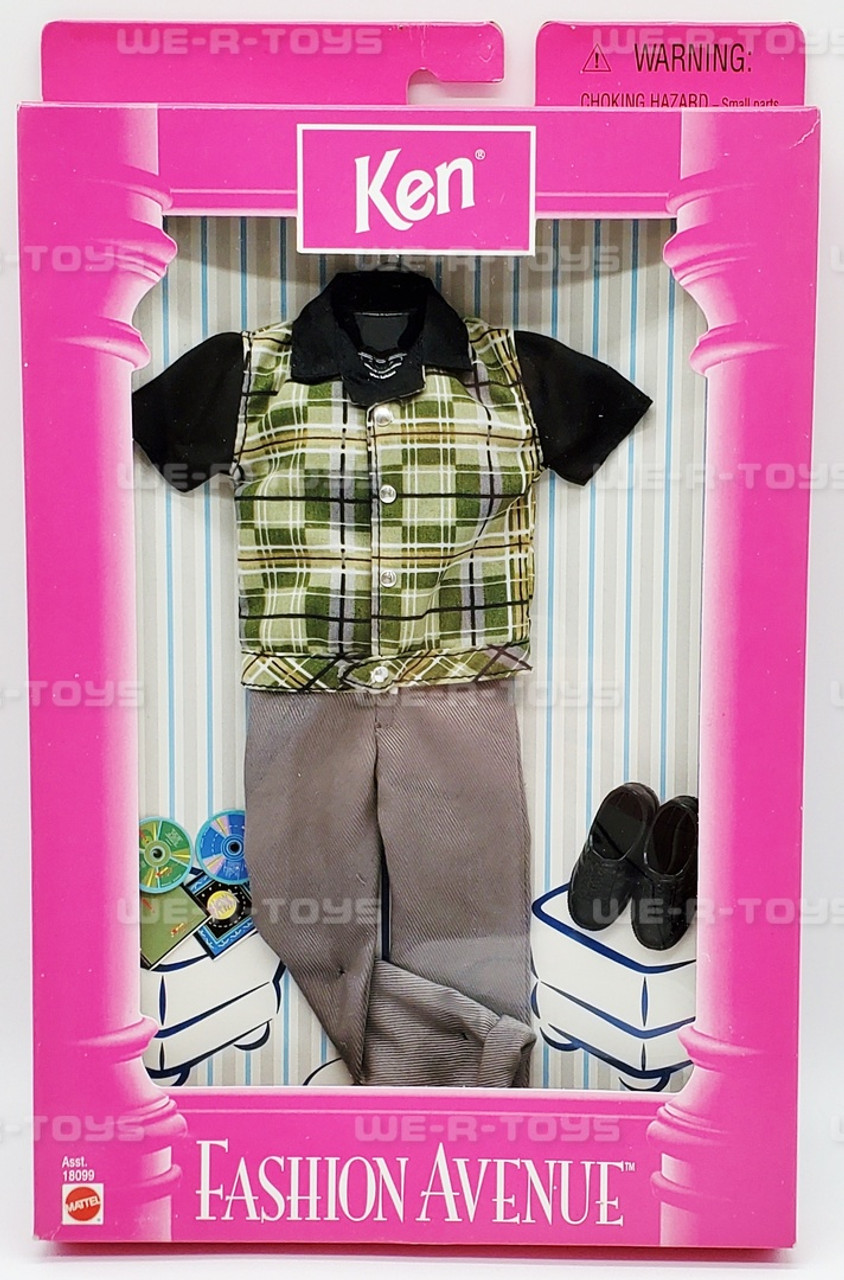 Barbie Fashion Avenue Ken Shirt & Trousers 1998 Mattel 23129 NRFB