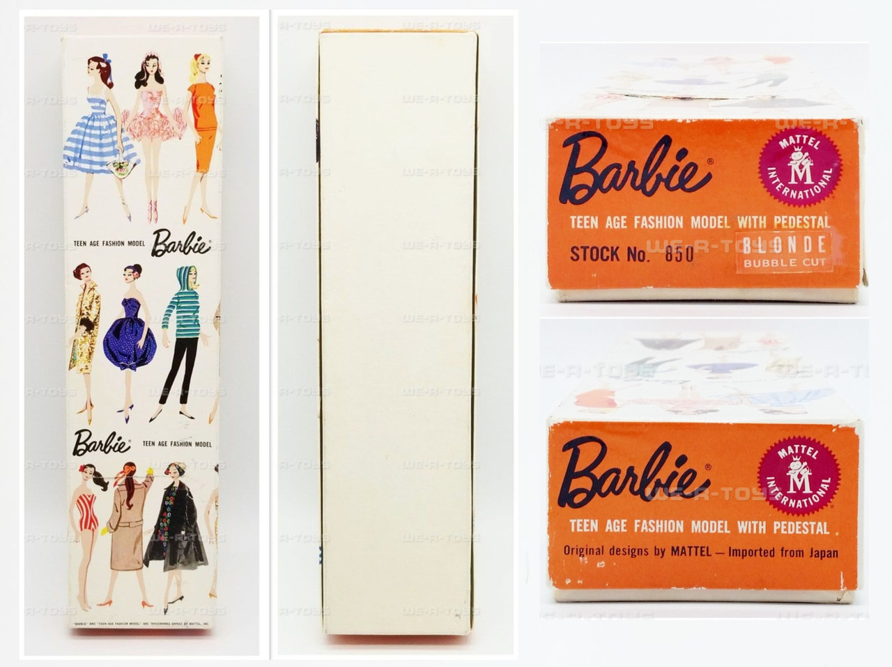 Vintage 1962 Barbie Teen Age Fashion Model Doll By Mattel