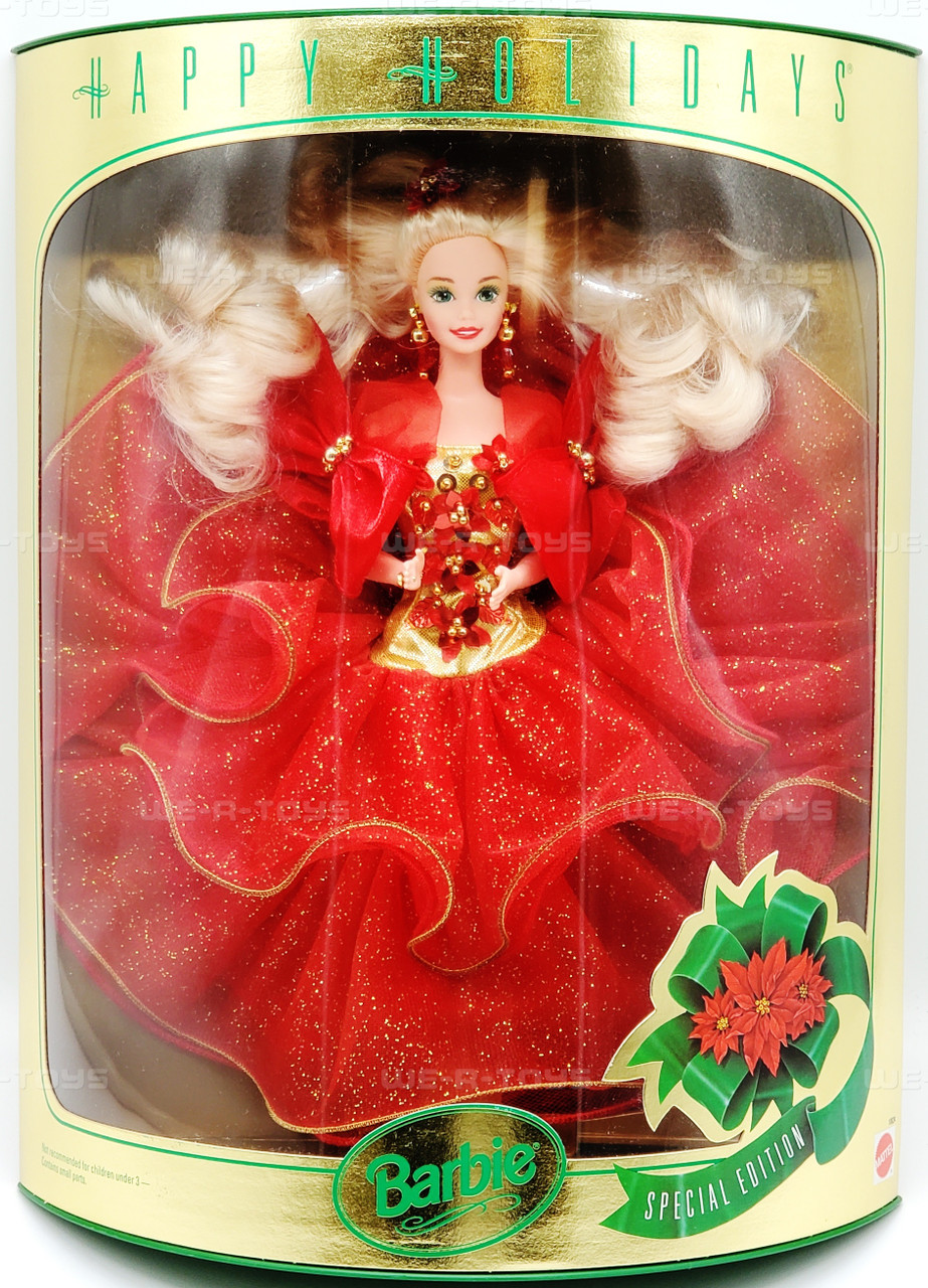 1993 Happy Holidays Barbie Doll Hallmark Special Edition Mattel No. 10824  NRFB