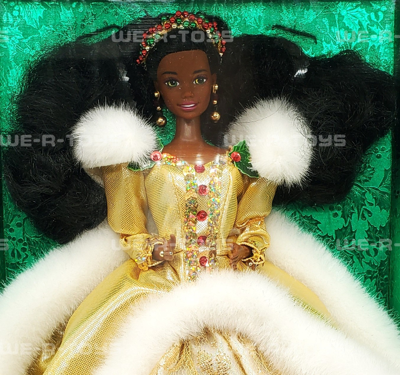 Gold 1st Black Barbie Doll Angel Of Peace Barbie African American