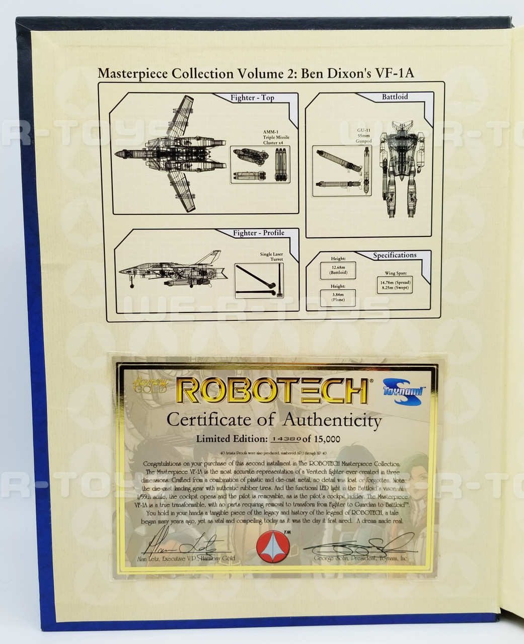 Robotech Ben Dixon VF-1A Macross Saga Vol 2 Masterpiece