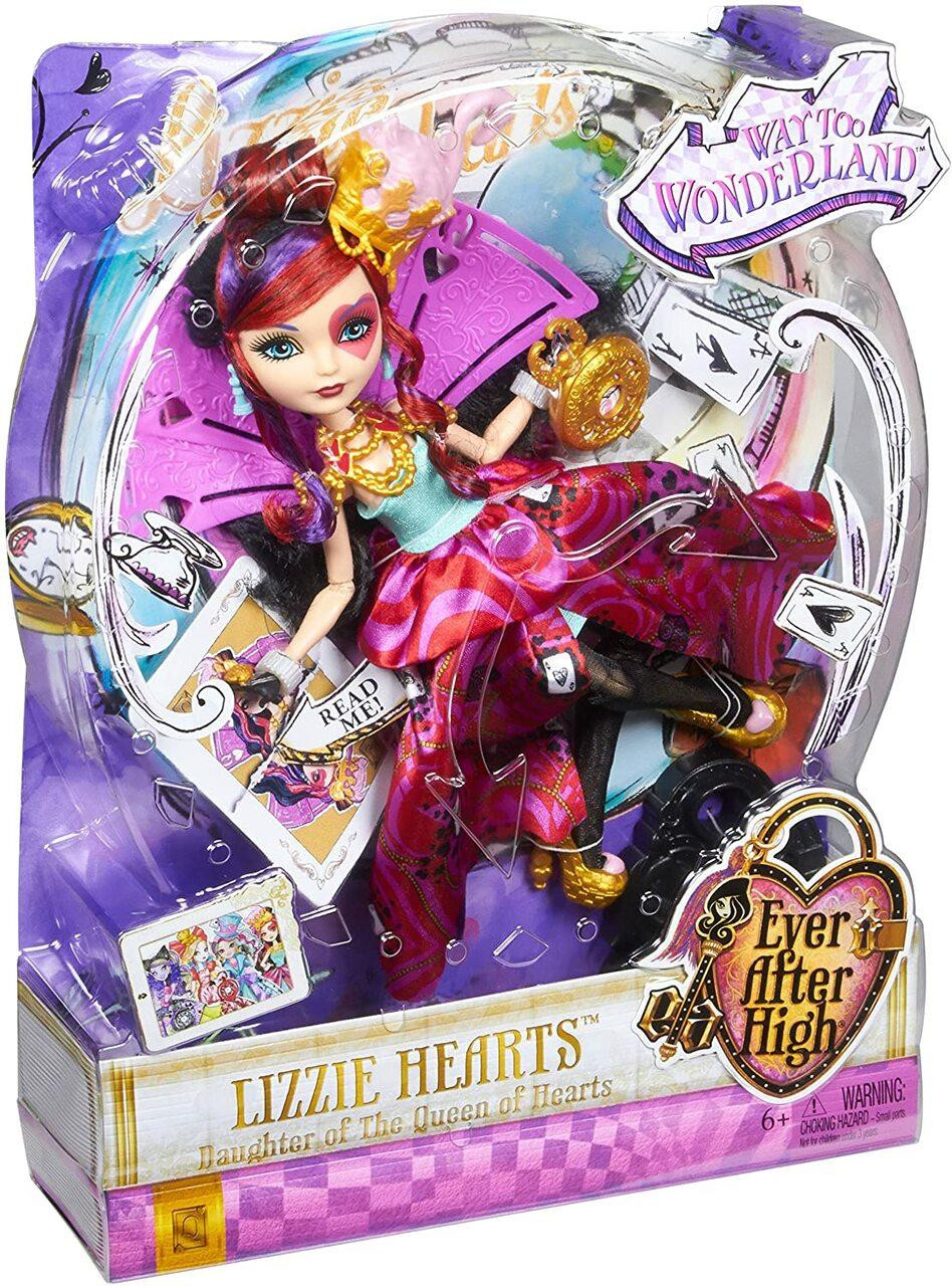 Ever After High Way Too Wonderland Lizzie Hearts Doll 2014 Mattel CJF43 ...