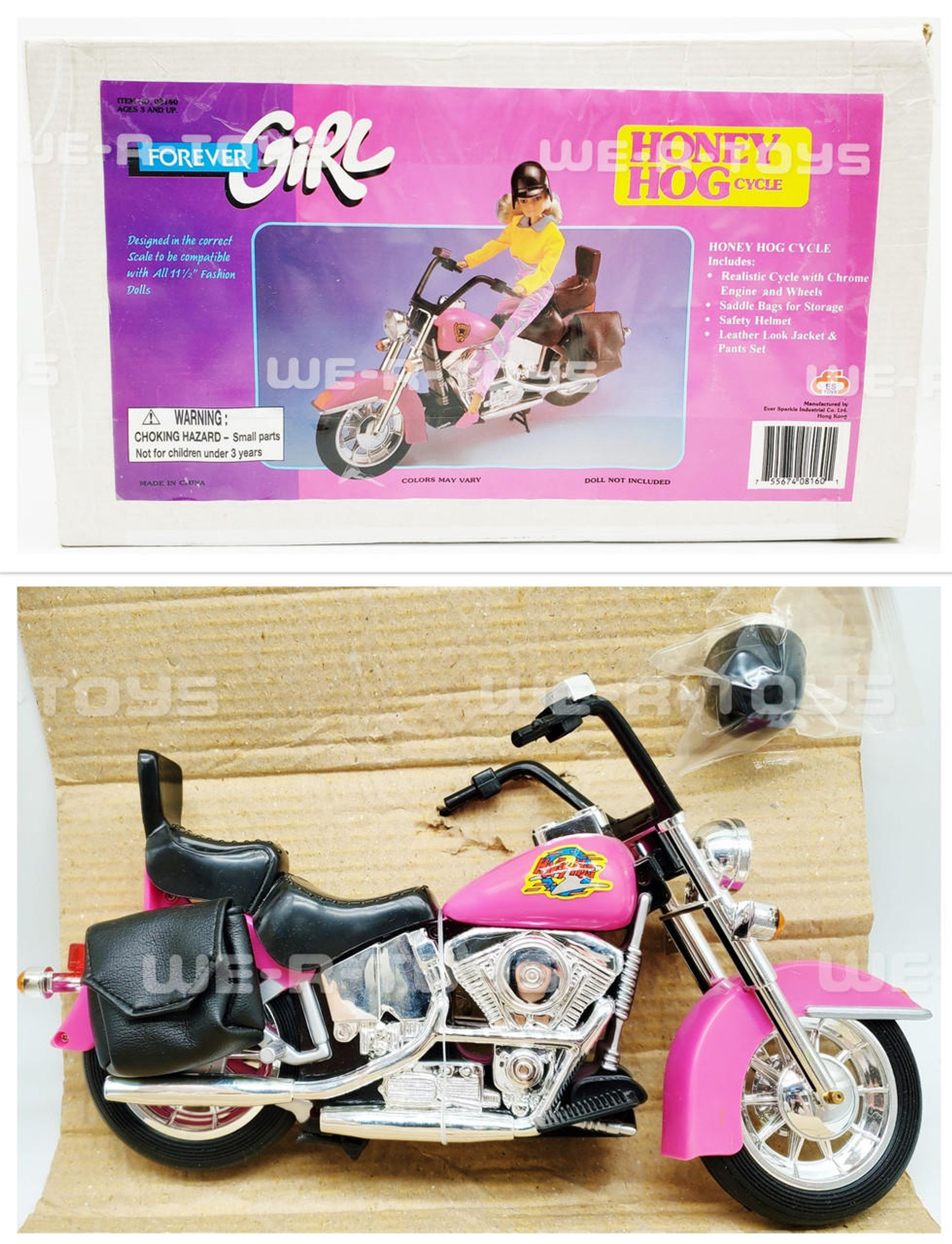 Forever Girl Honey Hog Cycle for 11.5" Fashion Dolls Pink Ever Sparkle