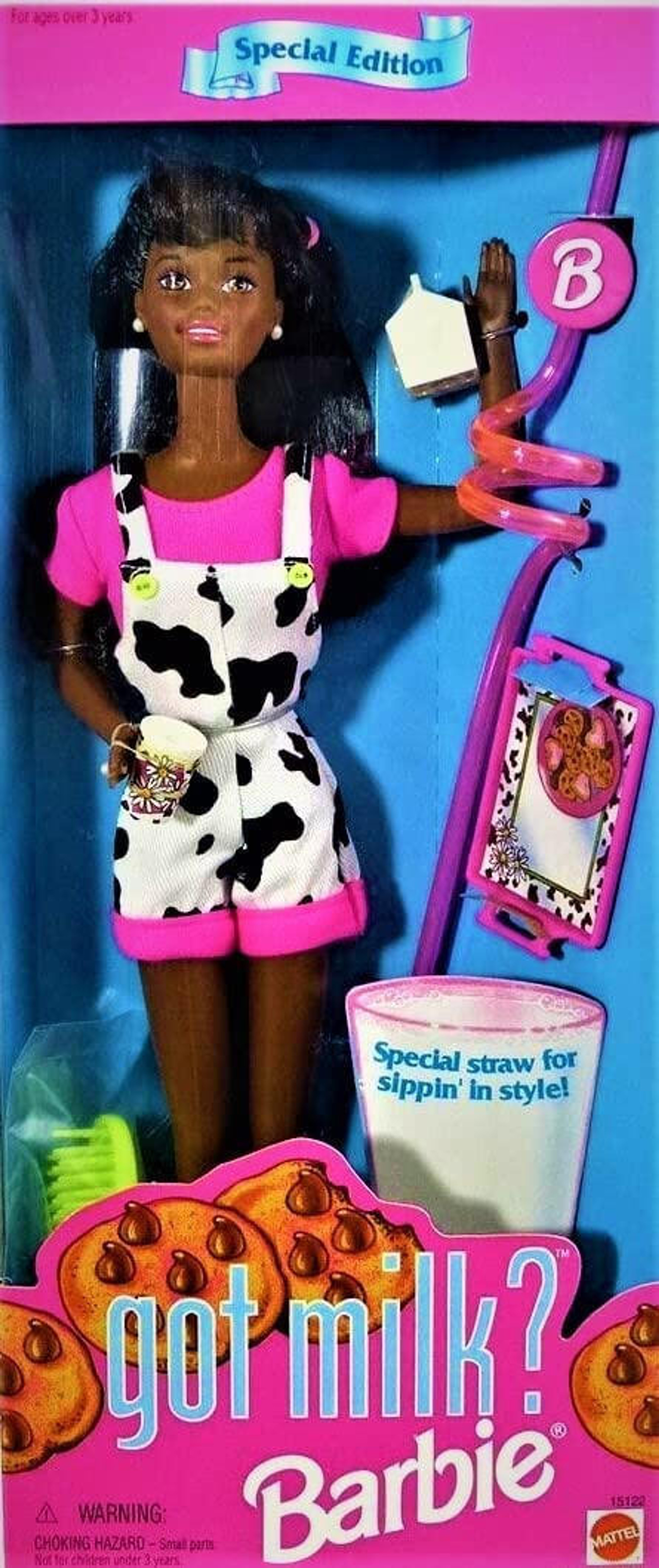 Barbie Got Milk Doll African American Special Edition 1995 Mattel