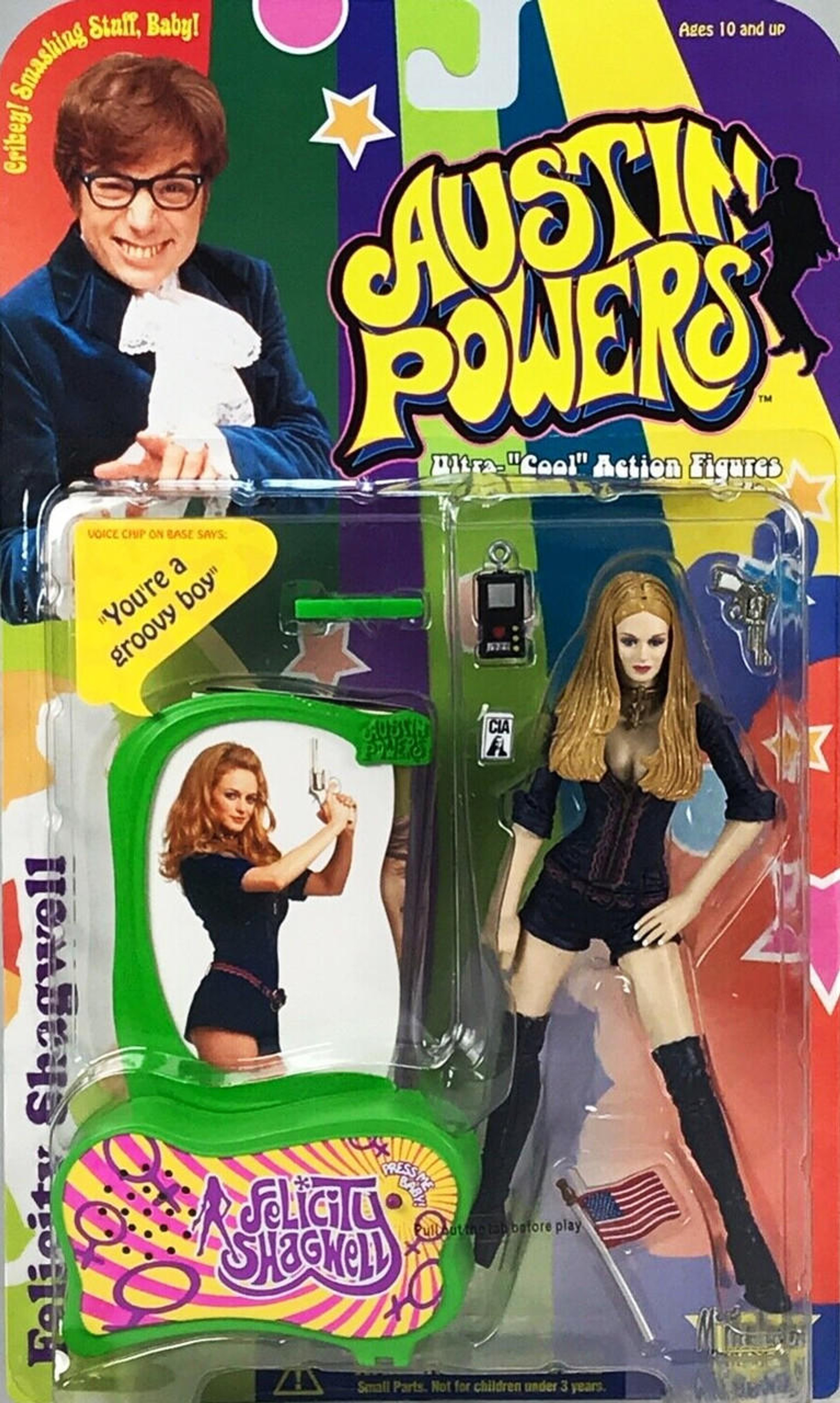 Austin Powers Felicity Shagwell Action Figure Mcfarlane Toys 1999 We R Toys 