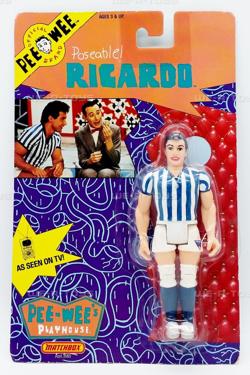 Pee Wee's Playhouse Ricardo Poseable Action Figure 1988 Matchbox No