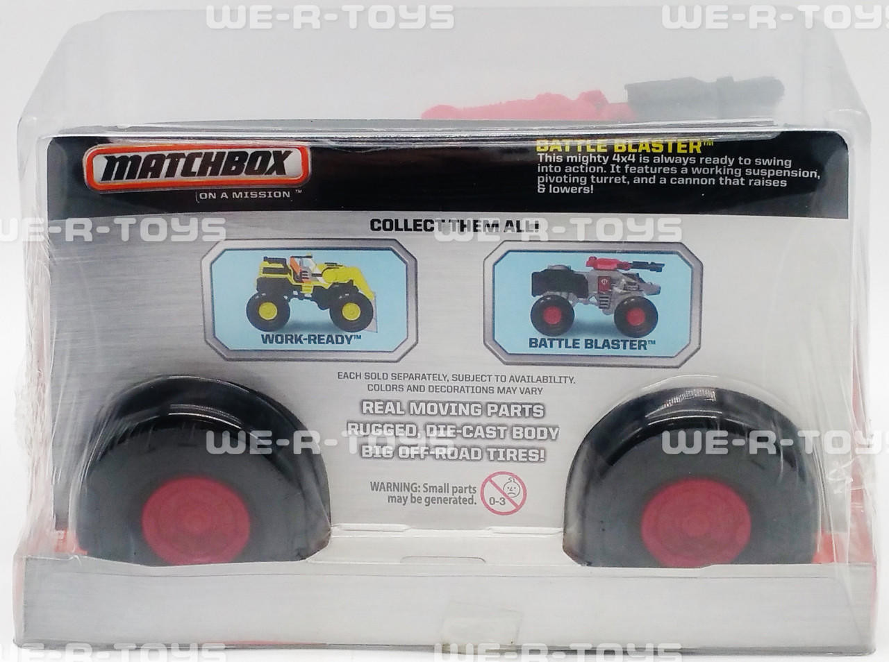 Matchbox On A Mission Battle Blaster Vehicle DieCast 2014 Mattel BGY77