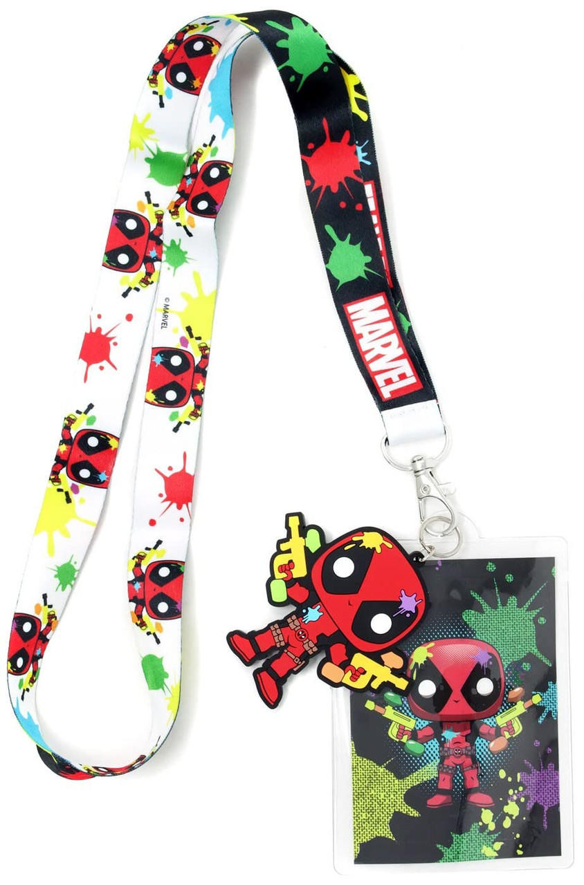 Funko POP! Paintball Deadpool Lanyard & Badgeholder Marvel 2021 WeRToys