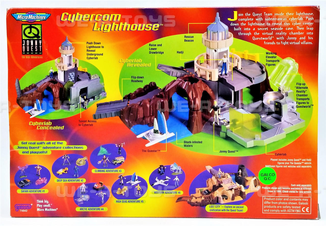 Micro Machines Jonny Quest Cybercom Lighthouse 1996 Galoob #7842 NRFB ...