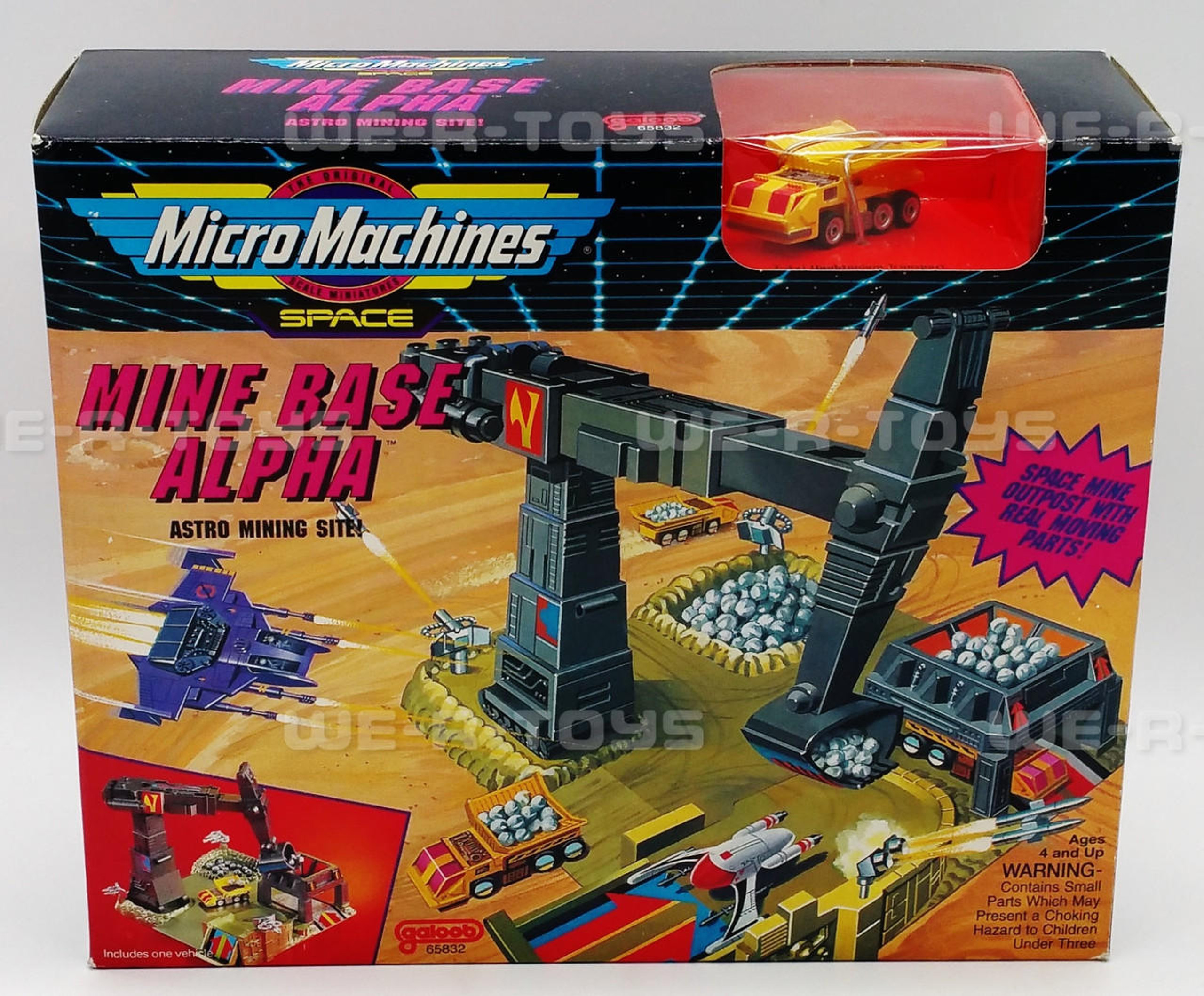 Micro Machines Space Series Mini Base Alpha Astro Mining Site Galoob