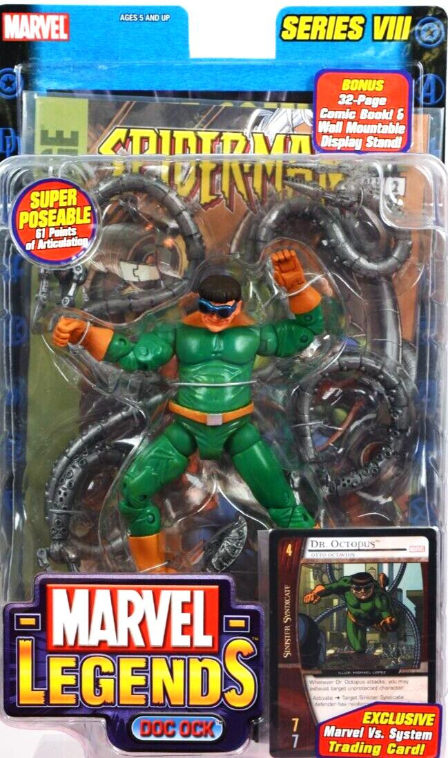 Marvel Legends Series 8 Doc Ock Action Figure 2004 Toy Biz 71131 - We-R ...