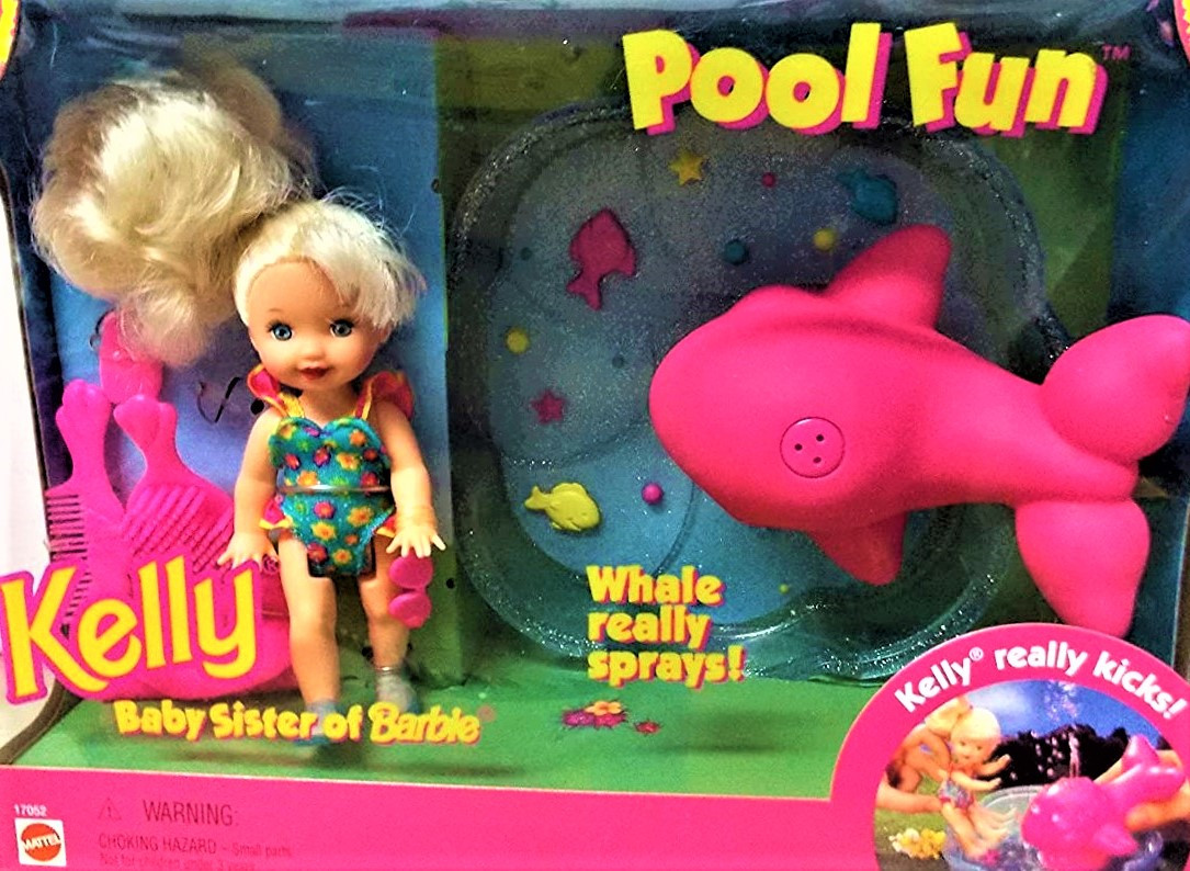 Pool Fun Kelly Baby Sister of Barbie Gift Set 1996 Mattel 17052 WeRToys