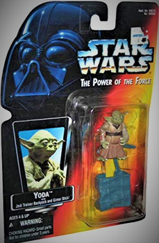 Star Wars Power of the Force Yoda Red Card Action Figure