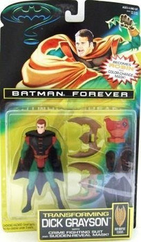 Batman Forever Transforming Dick Grayson Kenner 1995