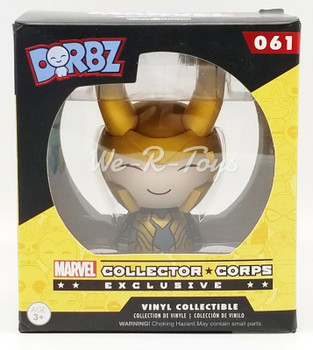 Dorbz Loki No. 061 Marvel Collector Corps Exclusive Series One Vinyl Figure NEW
