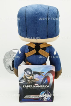 Marvel Captain America The Winter Soldier 14" Tall Plush Toy Just Play NEW