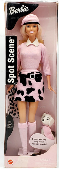 Spot Scene Barbie Doll with Dalmatian 2001 Mattel 53964