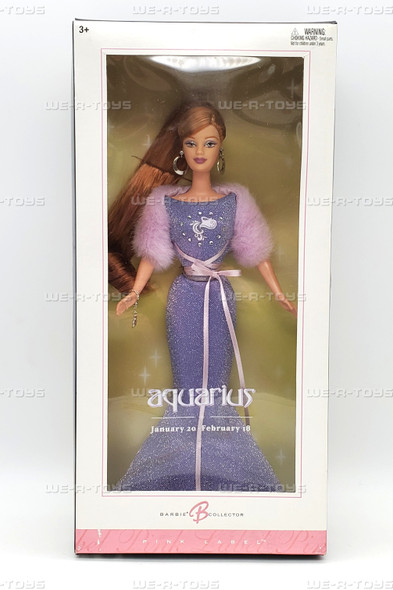 Aquarius Barbie Doll Pink Label Barbie Collector 2004 Mattel C6238 NEW