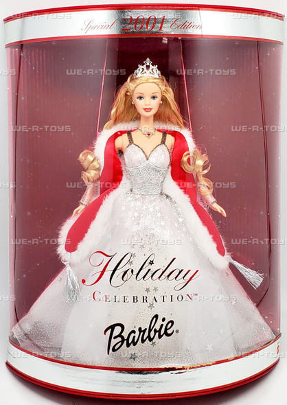 2001 Holiday Celebration Special Edition Barbie Doll Mattel 50304