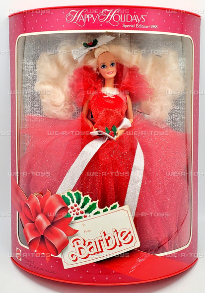 1988 Happy Holidays Special Edition Barbie Doll Mattel No. 1703