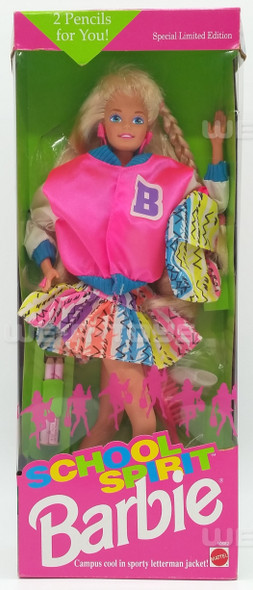 1993 School Spirit Barbie Blonde NRFB