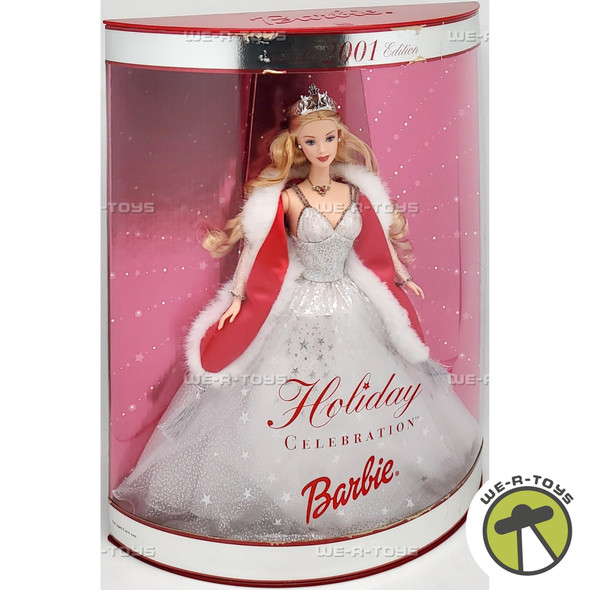 Holiday Celebration Barbie Doll Special 2001 Edition Mattel 50304 Blonde