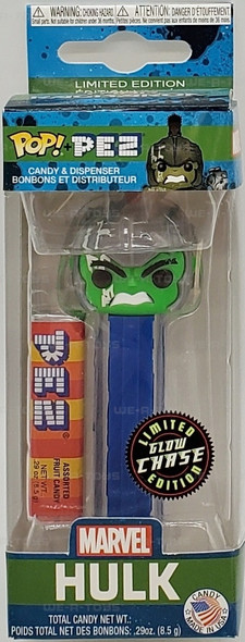 Funko Pop! Pez Marvel Hulk Thor Ragnarok Limited Edition Glow Chase 2018 NRFB