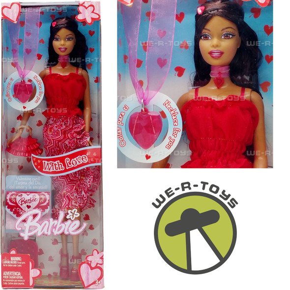 Barbie With Love African American Valentine Doll 2005 Mattel H8255