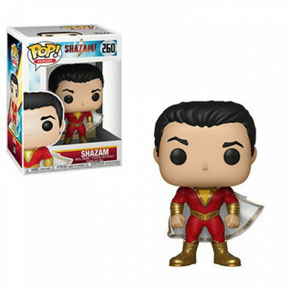 Funko Pop Heroes Shazam! No. 260 Vinyl Figure DC Comics Hot Topic Exclusive NRFB