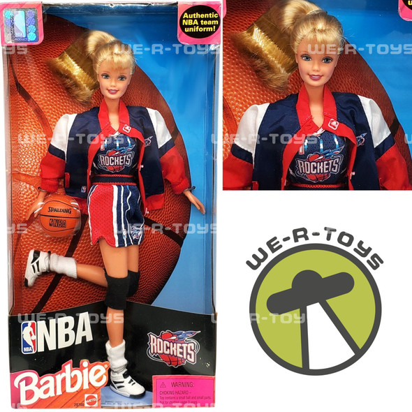 NBA Barbie Doll Houston Rockets 1998 Mattel #20700