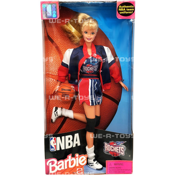 NBA Barbie Doll Houston Rockets 1998 Mattel #20700