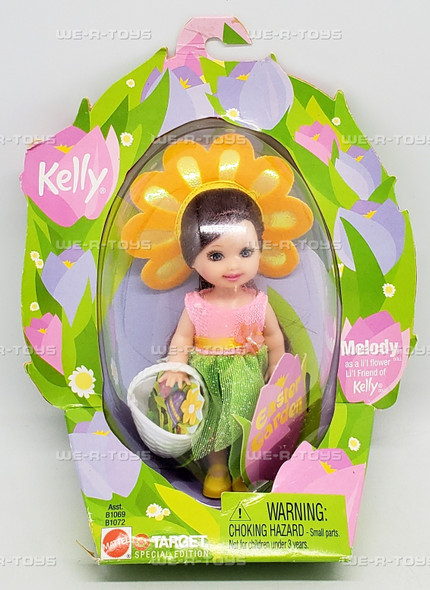 Barbie Melody as a Li'l Flower Li'l Friend of Kelly Easter Garden Doll Mattel