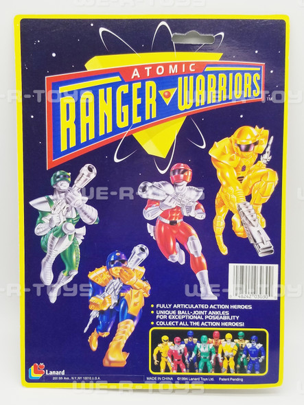 Atomic Ranger Warriors Fully Poseable Action Hero Pink 1994 Lanard No. 3030 NRFP