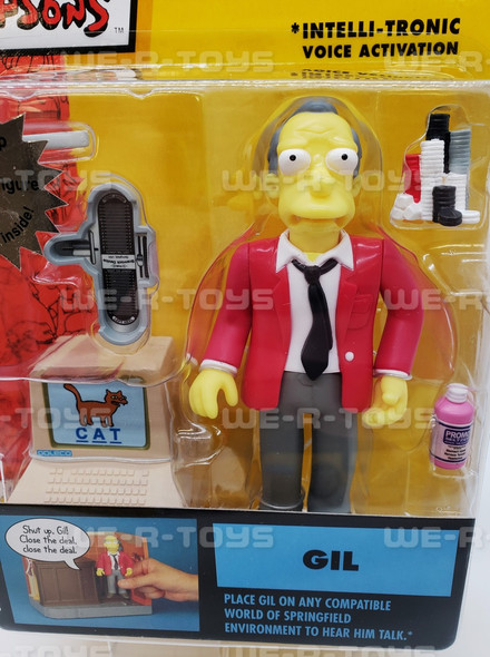 The Simpsons World of Springfield Gil Action Figure 2002 Playmates 199434