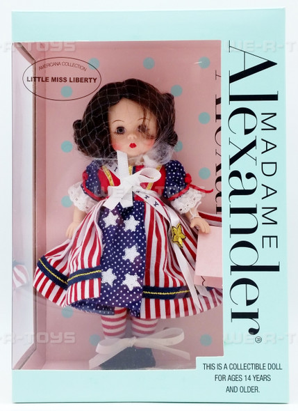 Madame Alexander Little Miss Liberty 8" Doll Americana Collection No. 51840 NEW