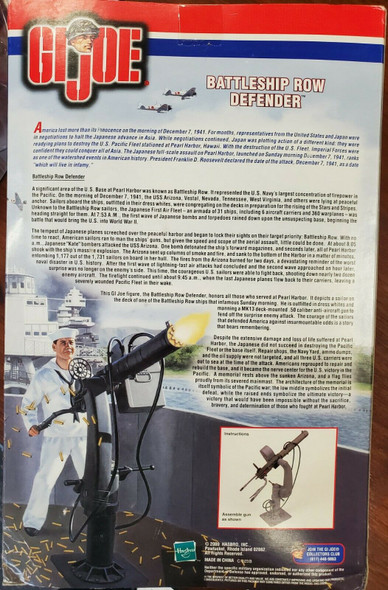 G.I. Joe Pearl Harbor Collection Battleship Row Defender Action Figure Hasbro