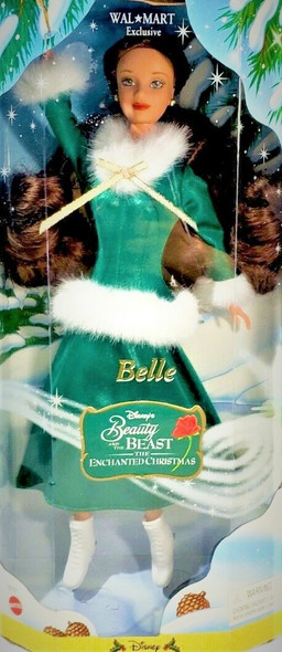 Belle from Beauty and the Beast The Enchanted Christmas Doll 1998 Mattel 19701