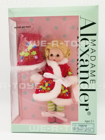 Madame Alexander Better Not Pout Doll No. 48115 Holiday Collection NEW