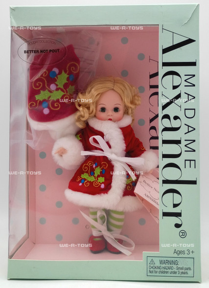 Madame Alexander Better Not Pout Blonde Doll No. 42337 Holiday Collection 2006
