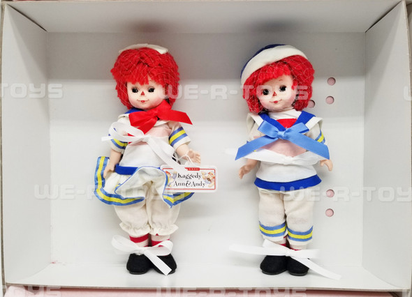 Madame Alexander Ships Ahoy Raggedy Ann and Andy Doll Set No. 49970 NEW