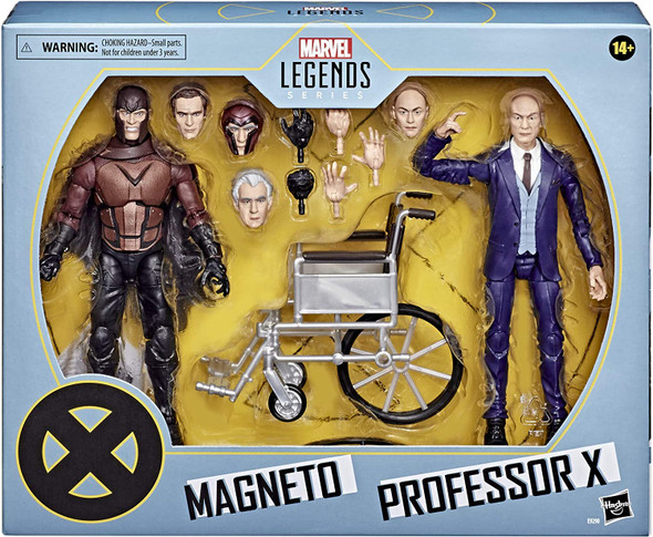 Marvel Legends Series X-Men Magneto and Professor X 6" Action Figure Set