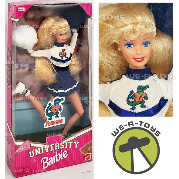 University Barbie Florida Cheerleader Doll 1996 Mattel No. 17700 NRFB