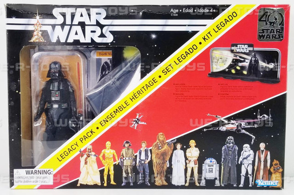 Star Wars Legacy Pack Darth Vader Figure and Action Display Kenner C1626 NRFB