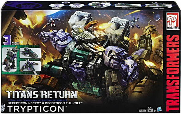 Transformers Generations Titans Return Trypticon Titan Class Necro and Full-Tilt