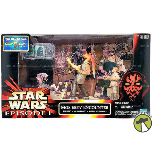 Star Wars Episode I Mos Espa Encounter Action Figure Set 1999 Hasbro 84161