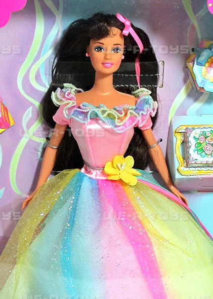 1997 Birthday Barbie Doll Brunette The Prettiest Way To Celebrate Your Birthday