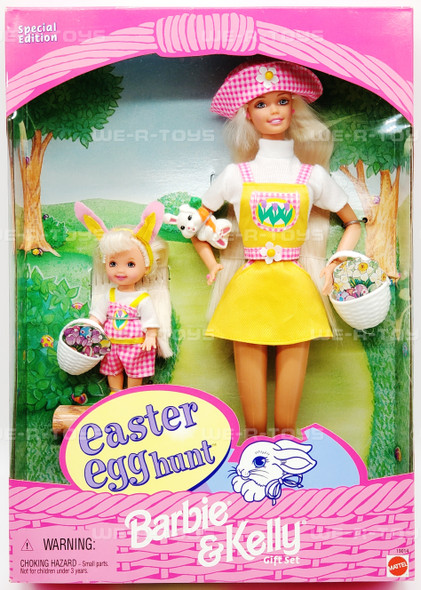Barbie & Kelly Easter Garden Hunt Doll Gift Set 2000 Mattel #29328